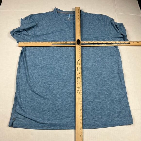 Johnnie O Men’s Featherweight Swim Shirt Blue UPF50 Short Sleeve Sporty Tee M - Picture 6 of 11